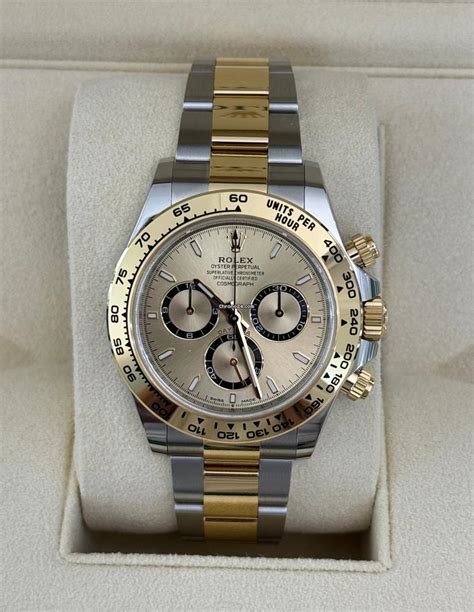 Rolex Daytona NUOVO 2024 acciaio oro quadrante nero full set 